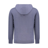 Accademia Militare Blue Cotton Men's Hooded Sweater